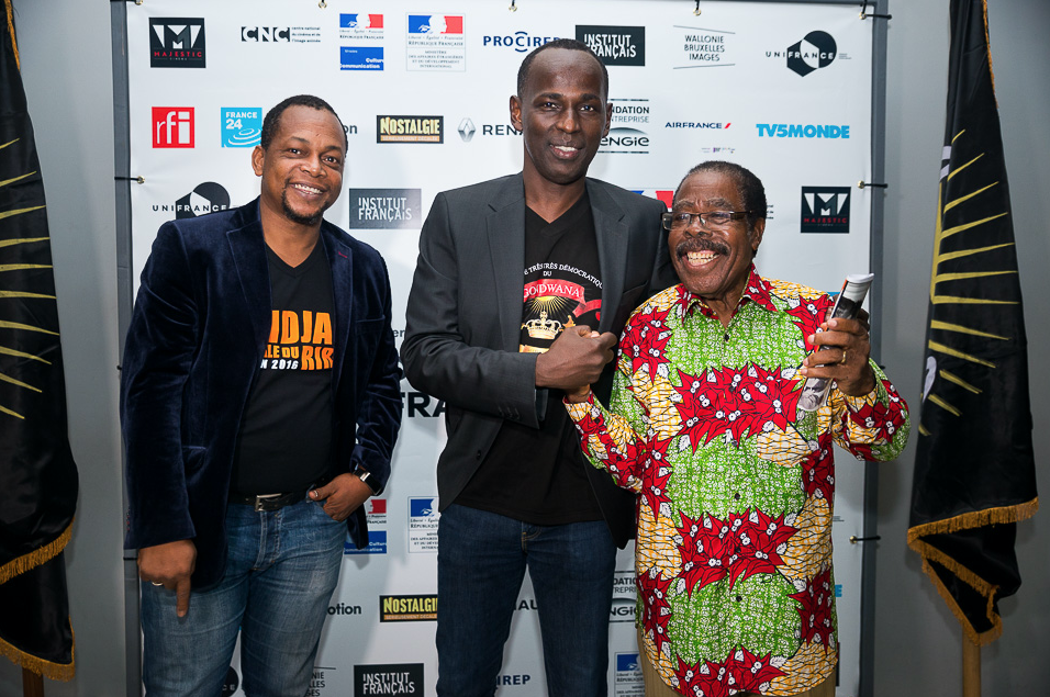 Review of the 1st Rendez-Vous with Francophone Cinema in Abidjan - Mamane et deux de ses comédiens, Digbeu Cravate et Léonard Groguhet Review of the 1st Rendez-Vous with Francophone Cinema in Abidjan - Mamane et deux de ses comédiens, Digbeu Cravate et Léonard Groguhet