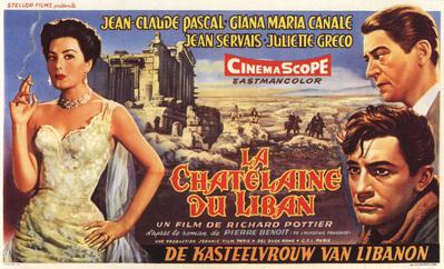 La Castellana del Líbano - Poster Belgique La Castellana del Líbano - Poster Belgique