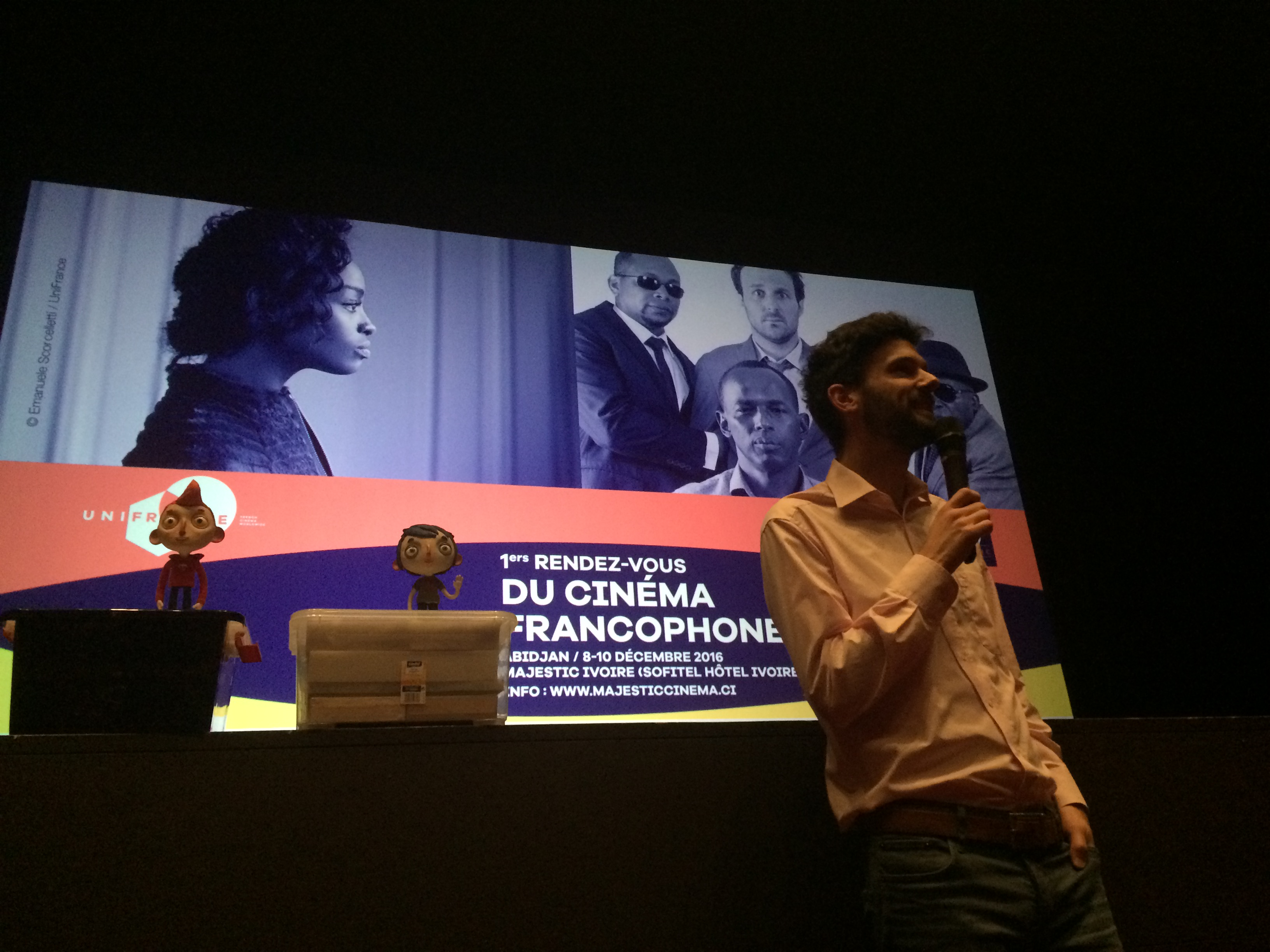 Review of the 1st Rendez-Vous with Francophone Cinema in Abidjan - Elie Chapuis présente Courgette à 250 enfants Review of the 1st Rendez-Vous with Francophone Cinema in Abidjan - Elie Chapuis présente Courgette à 250 enfants