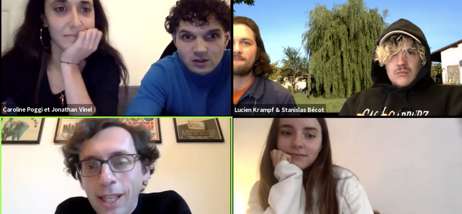 Conversation avec Caroline Poggi, Jonathan Vinel et l'équipe artistique de Bébé Colère Conversation avec Caroline Poggi, Jonathan Vinel et l'équipe artistique de Bébé Colère