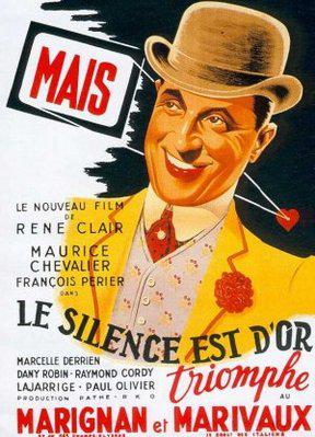 Le Silence est d'or - Poster France Le Silence est d'or - Poster France