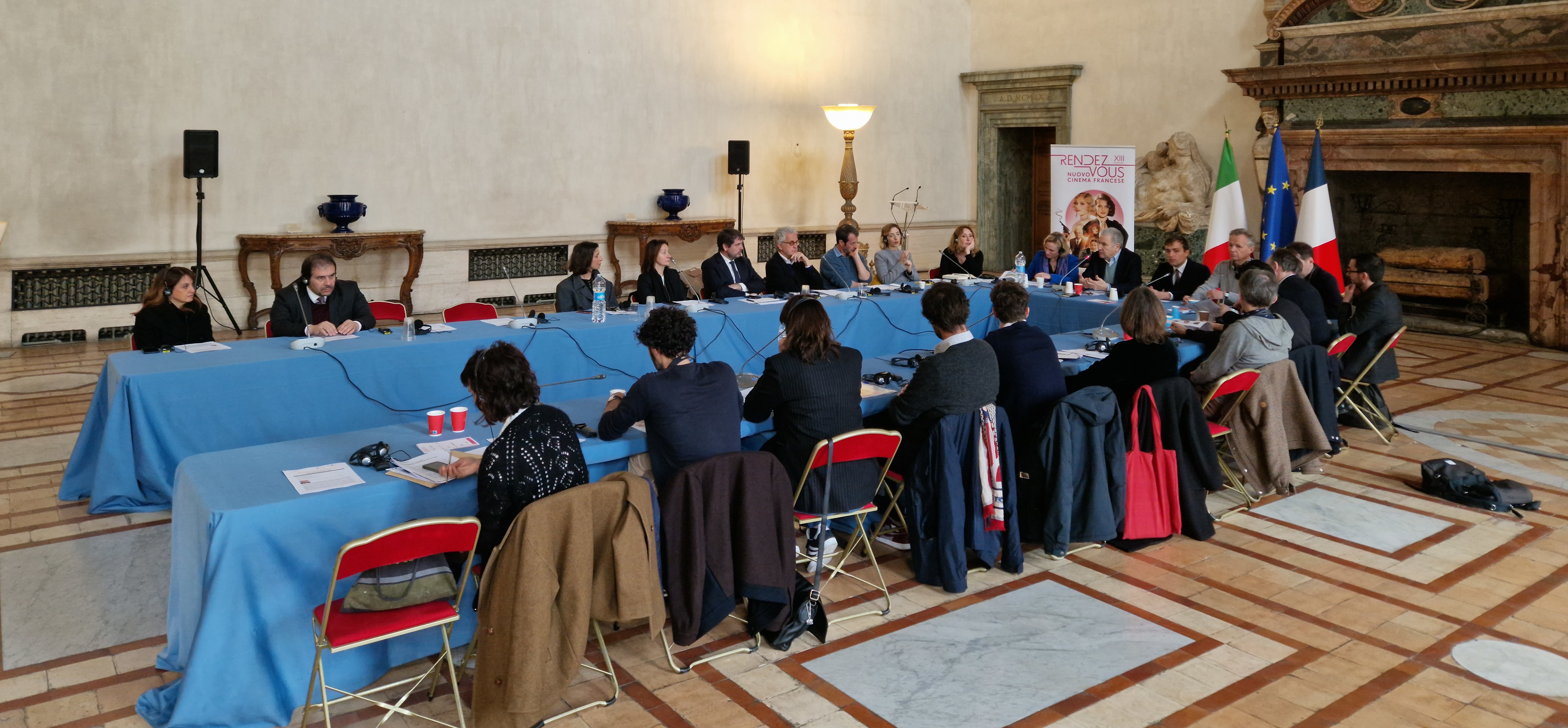 Encuentros profesionales en Roma, durante el Rendez-Vous - Nuovo Cinema francese Encuentros profesionales en Roma, durante el Rendez-Vous - Nuovo Cinema francese