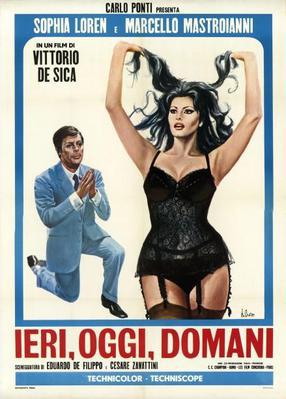 Hier, aujourd'hui et demain - Poster - Italie Hier, aujourd'hui et demain - Poster - Italie