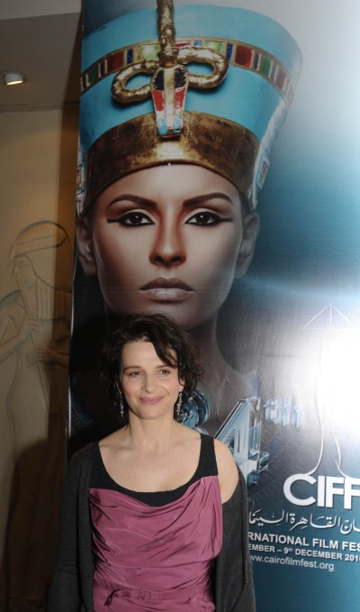 Juliette Binoche et Isabelle Huppert honorées au Caire Juliette Binoche et Isabelle Huppert honorées au Caire