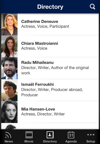 uniFrance Films presents the “French Cinema" app uniFrance Films presents the “French Cinema" app