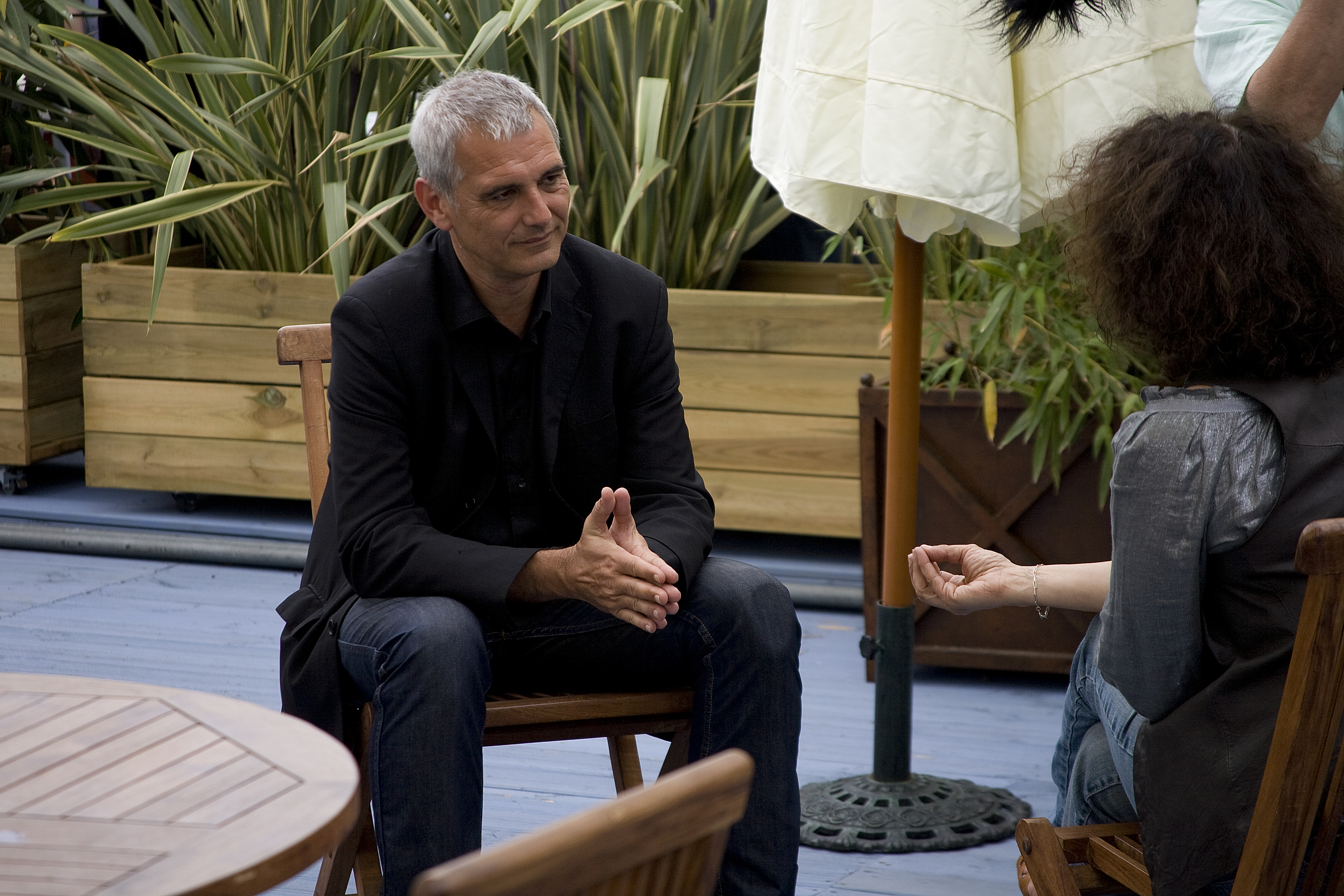 Club Unifrance activities in pictures: Part 2 - Laurent Cantet en interview - © Laurent Koffel @ Visual Club Unifrance activities in pictures: Part 2 - Laurent Cantet en interview - © Laurent Koffel @ Visual