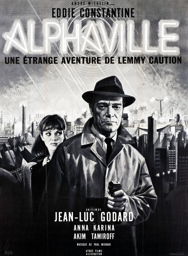 Alphaville, une étrange aventure de Lemmy Caution - Poster France Alphaville, une étrange aventure de Lemmy Caution - Poster France