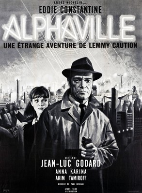 Alphaville, une étrange aventure de Lemmy Caution - Poster France Alphaville, une étrange aventure de Lemmy Caution - Poster France