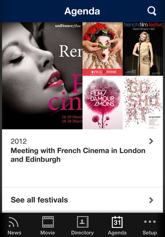 uniFrance Films presents the “French Cinema" app uniFrance Films presents the “French Cinema" app