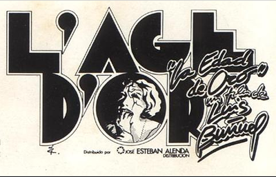 La Edad de oro - Poster Espagne La Edad de oro - Poster Espagne