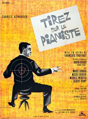 Disparad al pianista - Poster France Disparad al pianista - Poster France