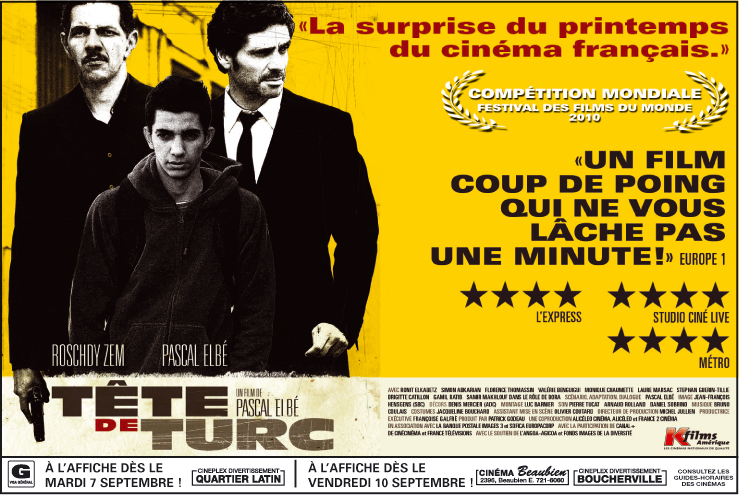 Tête de turc primé au 34e Festival des films du monde de Montréal. Tête de turc primé au 34e Festival des films du monde de Montréal.