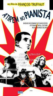 Disparad al pianista - Poster Brésil Disparad al pianista - Poster Brésil