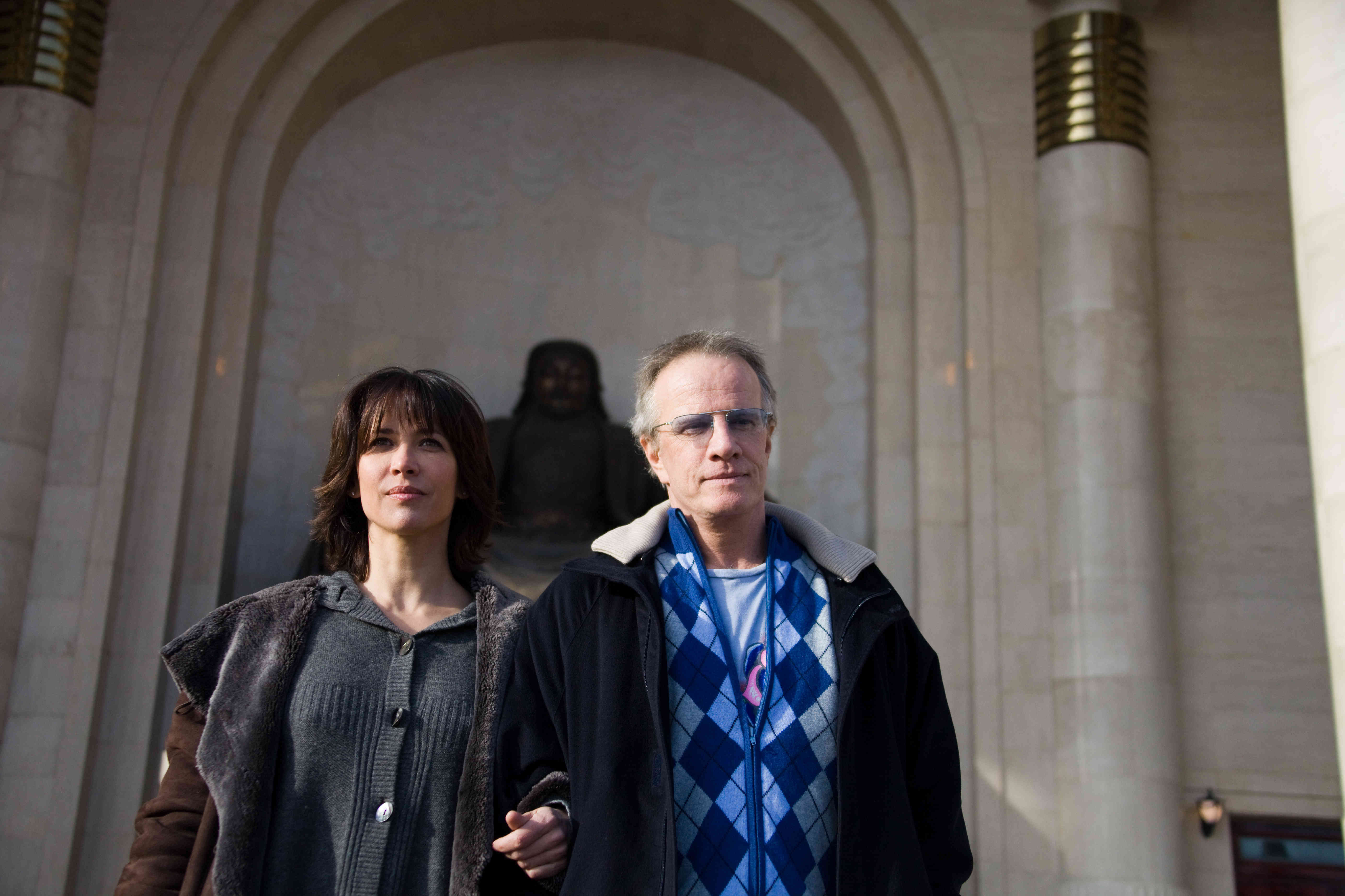 Sophie Marceau and Christophe Lambert blaze a trail in Mongolia - © uniFrance / Dr Sophie Marceau and Christophe Lambert blaze a trail in Mongolia - © uniFrance / Dr